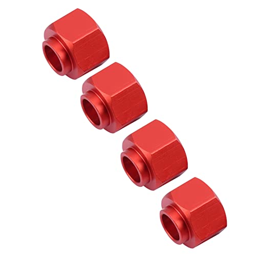 Phefop 4 D90 SCX10 1/10 Radverbreiterungsadapter, Exquisite Verarbeitung, Verbesserte Handhabung, für Modellbastler (Rot) von Phefop