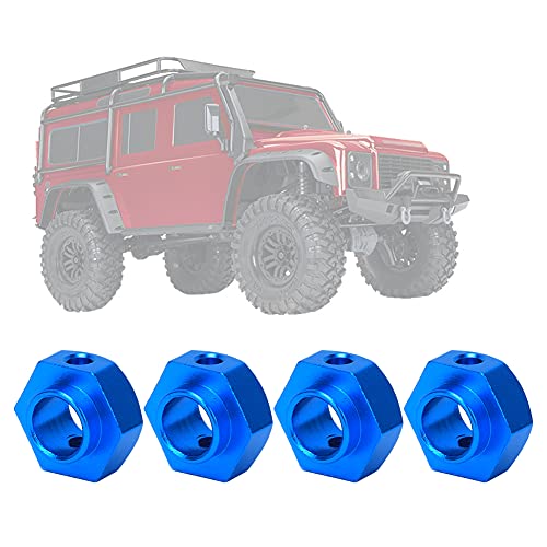 Phefop 4 x Sechskant-Adapter-Set aus Metall für RC-Fahrzeuge, Sechskant-Radnabenadapter für überlegene Stabilität und Geschwindigkeit des Fahrzeugs, ideal für Phefop 4 x Sechskant-Adapter-Set aus Metall für RC-Fahrzeuge, Sechskant-Radnabenadapter für überlegene Stabilität und Geschwindigkeit des Fahrzeugs, ideal für von Phefop