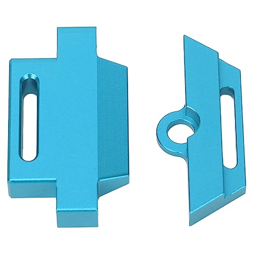Phefop Batteriehalterhalterung mit Riemen für 1/10 Schrägstrich 5822 5822A -Chassis, Bestehend aus Premium -Aluminium -Legierungsmaterial, Leicht und Langlebig, Helfen bei der (Blue) von Phefop