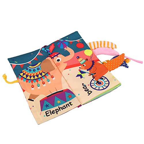 Phefop Buch zur Früherziehung für die Kindheit mit 3D, Anti-Tänen und wiederverwendbarem Handkratzbuch, ideal zum Berühren und Hören des Babys (#1) von Phefop