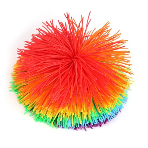 Phefop Buntes Sensorisches Spielzeug, Mehrfarbiger Stressindelement Ball Silikon Sensorisches Zappelspielzeug mit Erstklassigem Komfortables Material für Erwachsene Phefop Buntes Sensorisches Spielzeug, Mehrfarbiger Stressindelement Ball Silikon Sensorisches Zappelspielzeug mit Erstklassigem Komfortables Material für Erwachsene von Phefop