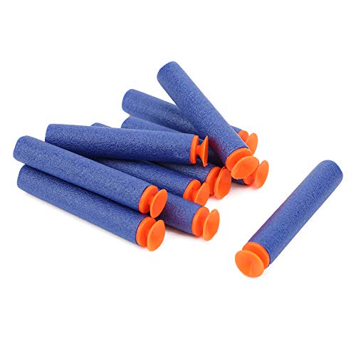 Phefop Elegantes Weiches Saugen/Kabel/Runde/EIN Loch -Zubehörpaket für Lichtspielzeug, um die Liebhaber des Sicheren Eva -Spielzeugmaterials zu Schießen 21 Taschen 7,2 cm (Saugnapfkopf) von Phefop