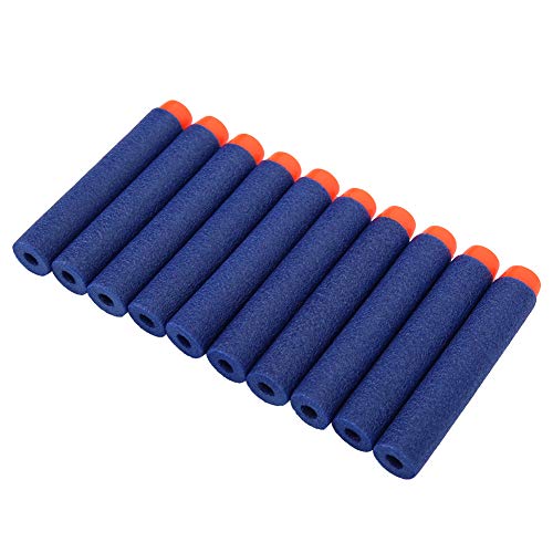 Phefop Elegantes Weiches Saugen/Kabel/Runde/EIN Loch -Zubehörpaket für Lichtspielzeug, um die Liebhaber des Sicheren Eva -Spielzeugmaterials zu Schießen 21 Taschen 7,2 cm (runder Kopf) von Phefop