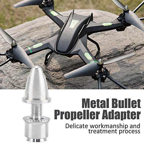 Phefop Hochfeste Metall-Propeller-Adapterhalter für Bürstenlose Motoren, Langlebiges RC-Zubehör für den Langzeitgebrauch, 5-teiliges Set Enthält Verschiedene Größen für Vielseitige Phefop Hochfeste Metall-Propeller-Adapterhalter für Bürstenlose Motoren, Langlebiges RC-Zubehör für den Langzeitgebrauch, 5-teiliges Set Enthält Verschiedene Größen für Vielseitige von Phefop