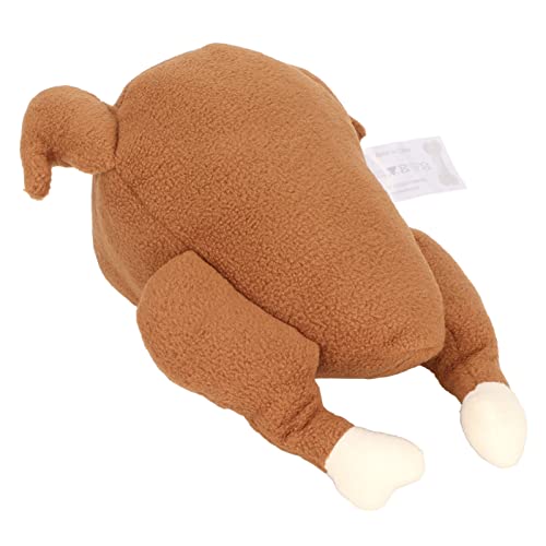 Phefop Interaktives Hundespielzeug mit Gebratenem Truthahn, Quietschendes Welpen-Trainingsspielzeug für Halloween, Langlebiges Polyester Phefop Interaktives Hundespielzeug mit Gebratenem Truthahn, Quietschendes Welpen-Trainingsspielzeug für Halloween, Langlebiges Polyester von Phefop