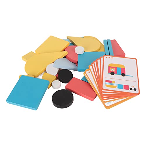 Phefop Kleinkind -Rätsel Sichere Holzbausteine Farbe und Formkognition für über 36 Monate Phefop Kleinkind -Rätsel Sichere Holzbausteine Farbe und Formkognition für über 36 Monate von Phefop