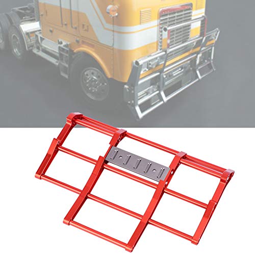Phefop Langlebige Frontstoßstange für RC Auto Einfach zu montieren, RC Auto Zubehör für King Hauler, für RC Auto Globe Liner Silber (#3) von Phefop
