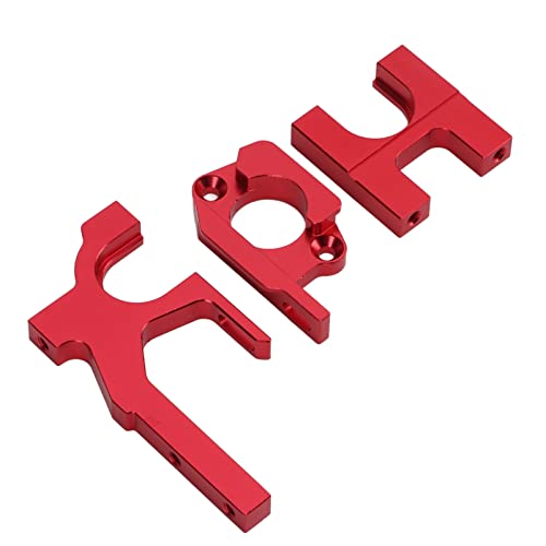 Phefop Leichte RC-Motorhalterung aus Aluminiumlegierung für WLToys 104001, Einfache Installation für Ferngesteuerte Autofans (Rot) von Phefop