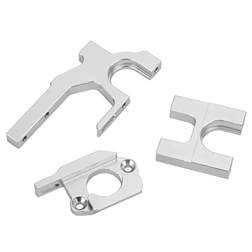 Phefop Leichte RC-Motorhalterung aus Aluminiumlegierung für WLToys 104001, Einfache Installation für Ferngesteuerte Autofans (Silver) von Phefop