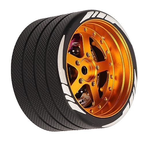 Phefop Lustrler Lustre Metallic Channel RC -Aktuator des Lenkrads, Hervorragender Ersatz für den NB4 -Controller, Bessere Kontrolle für RC Rennsportliebhaber (Gold) von Phefop