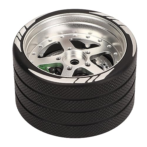 Phefop Lustrler Lustre Metallic Channel RC -Aktuator des Lenkrads, Hervorragender Ersatz für den NB4 -Controller, Bessere Kontrolle für RC Rennsportliebhaber (Silver) von Phefop