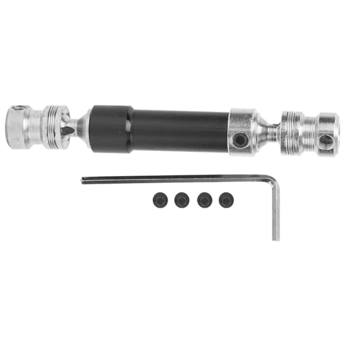 Phefop Metall-CVD-Hinterantriebswelle, Geeignet für RC-Car, Langlebige Metall-CVD-Hinterantriebswelle für WLtoys 12428 12423 1/12 RC-Car (Black) von Phefop