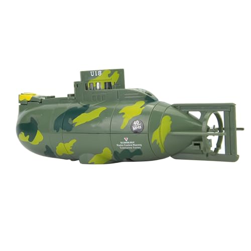Phefop Mini -U -Boot -Spielzeug, Intelligenzspielzeug für , Tragbares Fernbedienungs -Kontrollboot mit Wiederaufladbarem Akku, Simulationsdesign für Lernen, 6 Kanal Mini RC -U -Boot von Phefop