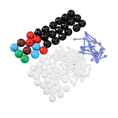Phefop Modell für organische Chemie, Set aus molekularem Kunststoff, lebendige Farbe/Molekularararararm-Modell für Chemie-Tutorials und Verwendung im Labor, PP-Material von Phefop