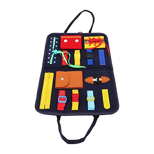 Phefop Montessori Sensory -Busy -Board Runded Glossy Feel Feel Autism Educational Toy für Kleinkind Lernwerkzeug Phefop Montessori Sensory -Busy -Board Runded Glossy Feel Feel Autism Educational Toy für Kleinkind Lernwerkzeug von Phefop