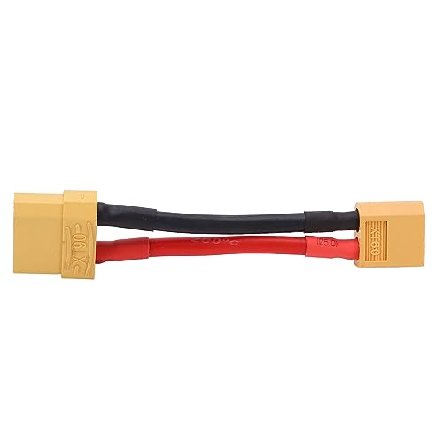 Phefop RC -Anschluss Soft Silicon Cable XT60 Männlich an XT90 Weiblicher Stecker, 12AWG -Draht, 5,5 -Zoll -Länge, Geeignet für Verschiedene RC -Auto, Flugzeugmodell von Phefop