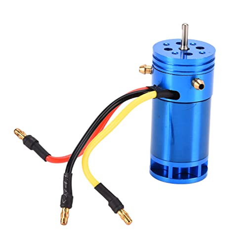 Phefop RC -Boot Bürstenloser Motor Hoher Effizienz Genauige Rotorwasser Abgekühlt für RC -Bootsbegeisterte Premium Aluminiumlegierung und Kupfer von Phefop