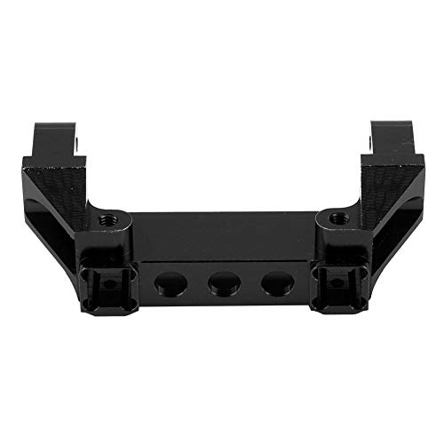 Robuste Heckstoßstangenhalterung aus Aluminiumlegierung für -4 RC Crawler Car, Stabile Leistung, Silberne Farboption (F8237BL schwarz) von Phefop