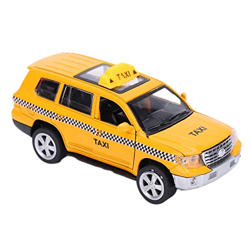 Phefop Taxi-Modell aus Legierung, Taxi-Spielzeug, Simulation, Soundkabine, zur Dekoration der Sammlung für Erwachsene und Kinder (#1) von Phefop