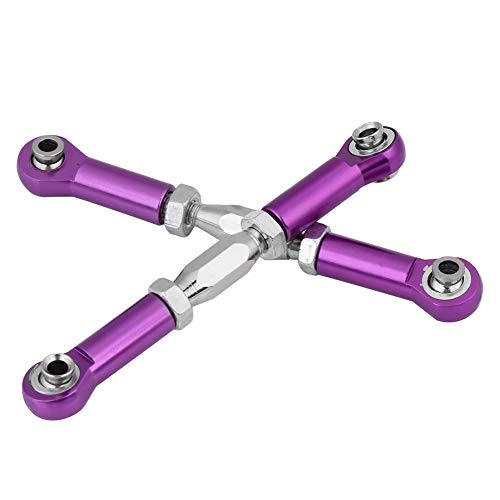 Phefop Zubehör Upgrade CNC Aluminium Steuerriemen CNC für HSP 94111/94188 RC CAR BLUE 2PCS (PURPLE) von Phefop