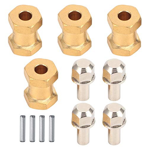 RC Auto Mähdrescher Professionelle Herstellung Stabil Zuverlässige Wahl für SCX10 1/10 RC Raupe Auto Gold (17mm) von Phefop