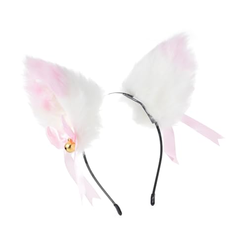 Süße Tierische Ohren Haare, Helle Farben Animal Headwear Hair Hoop für Partys, Tanzkostüme, Schulfestivals (4) von Phefop