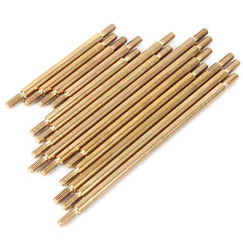 Upgrade Messingrahmen-Zugstange für RC 1/10 Auto-Modell, Set mit 14 zuverlässigen und langlebigen Zugstangen, perfekte Ersatzteile für Fans von Phefop