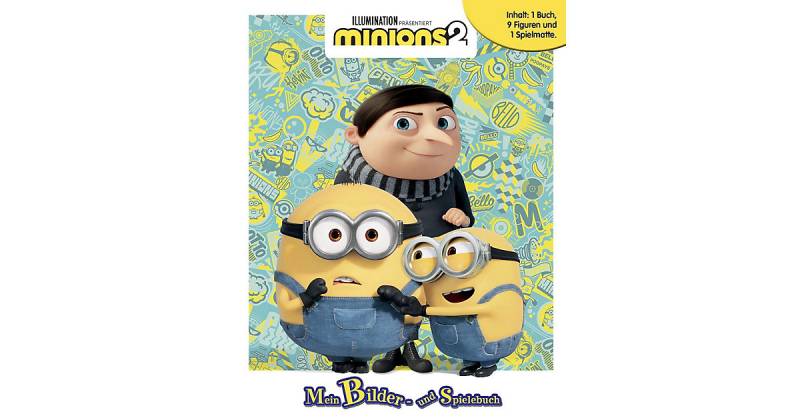 Buch - Minions 2, Spielbuch + 8-10 Spielfiguren + Spielmatte von Phidal Publishing