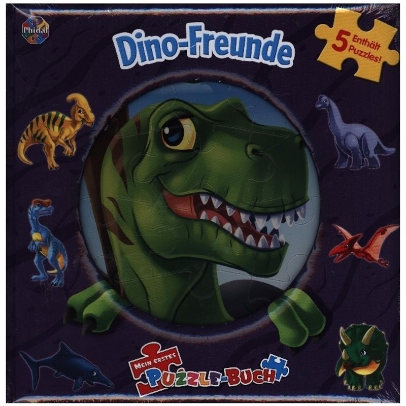 Mein erstes Puzzle-Buch / Dino-Freunde, Puzzlebuch von Phidal Publishing