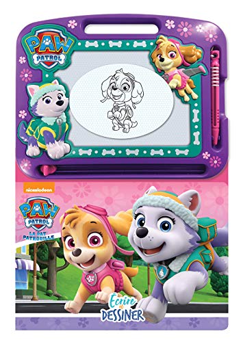 Phidal Français Paw Patrol La Pat'Patrouille Schreiben und zeichnen, Rosa von Phidal