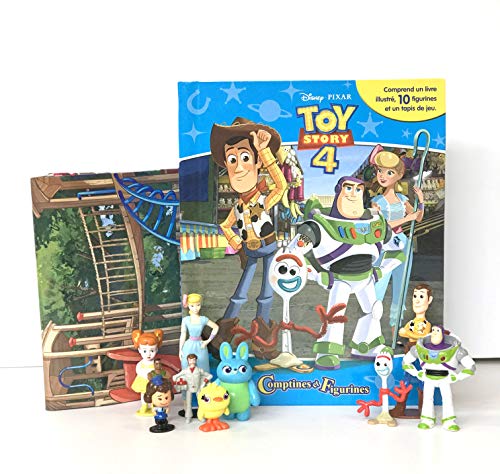 Phidal Pixar Disney Toy Story Kinderreime und Figuren, französisch, Mehrfarbig, 4 Stück von Phidal
