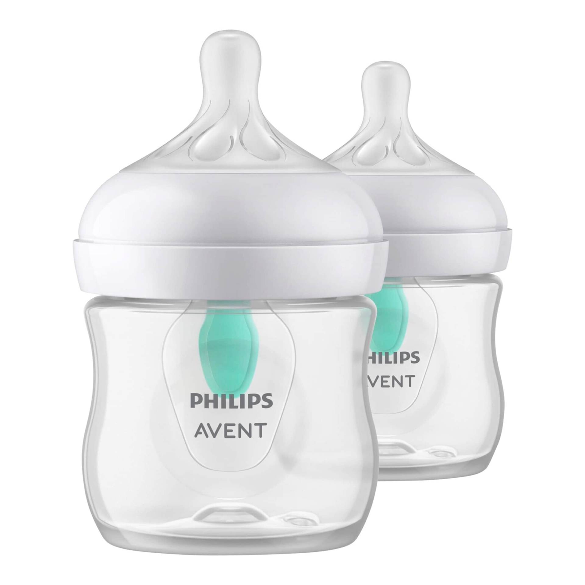 Philips Avent 2er-Pack Babyflasche Natural Response, AirFree, 125ml, ab Geburt von Philips Avent