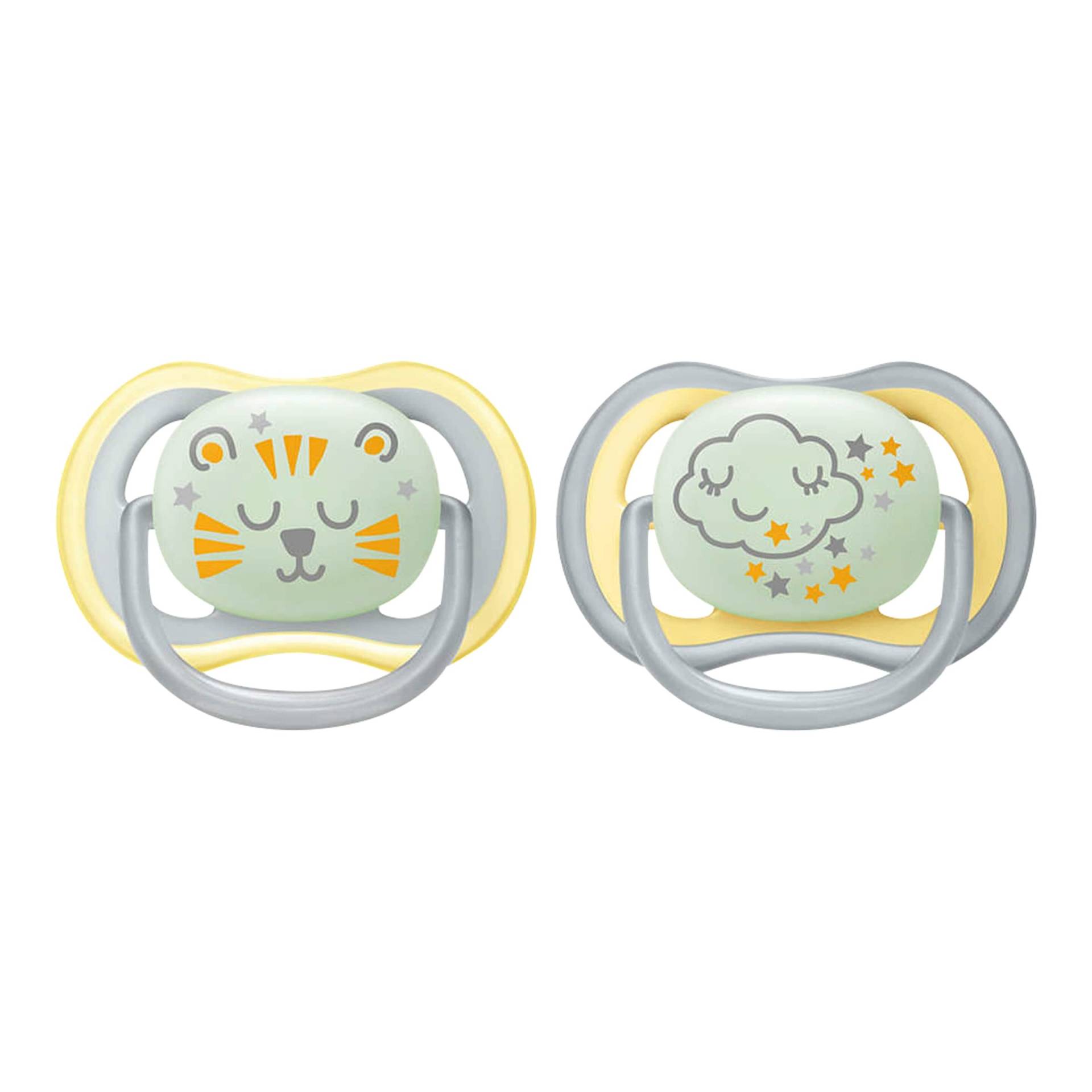 Philips Avent 2er-Pack Schnuller Ultra Air nachtleuchtend 18M+ SCF376/01 Philips Avent 2er-Pack Schnuller Ultra Air nachtleuchtend 18M+ SCF376/01 von Philips Avent