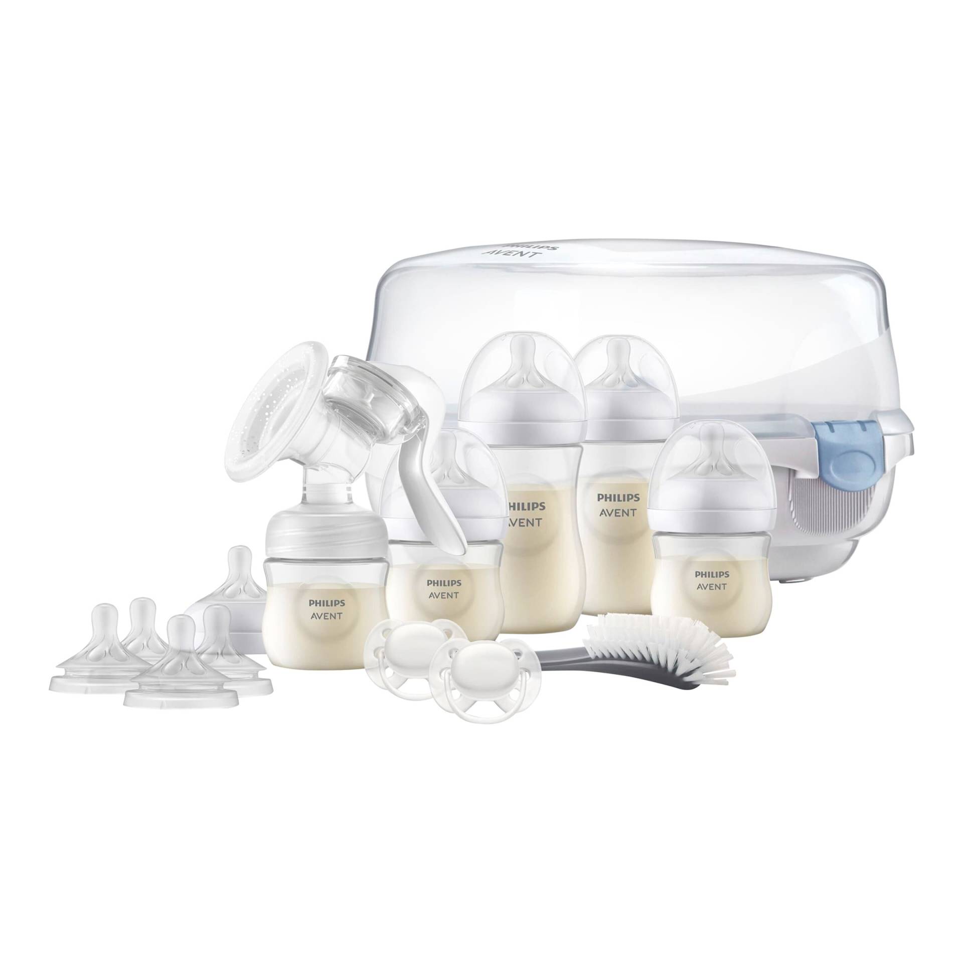 Philips Avent 6-tlg. Starter-Set, Handmilchpumpe, ab Geburt von Philips Avent