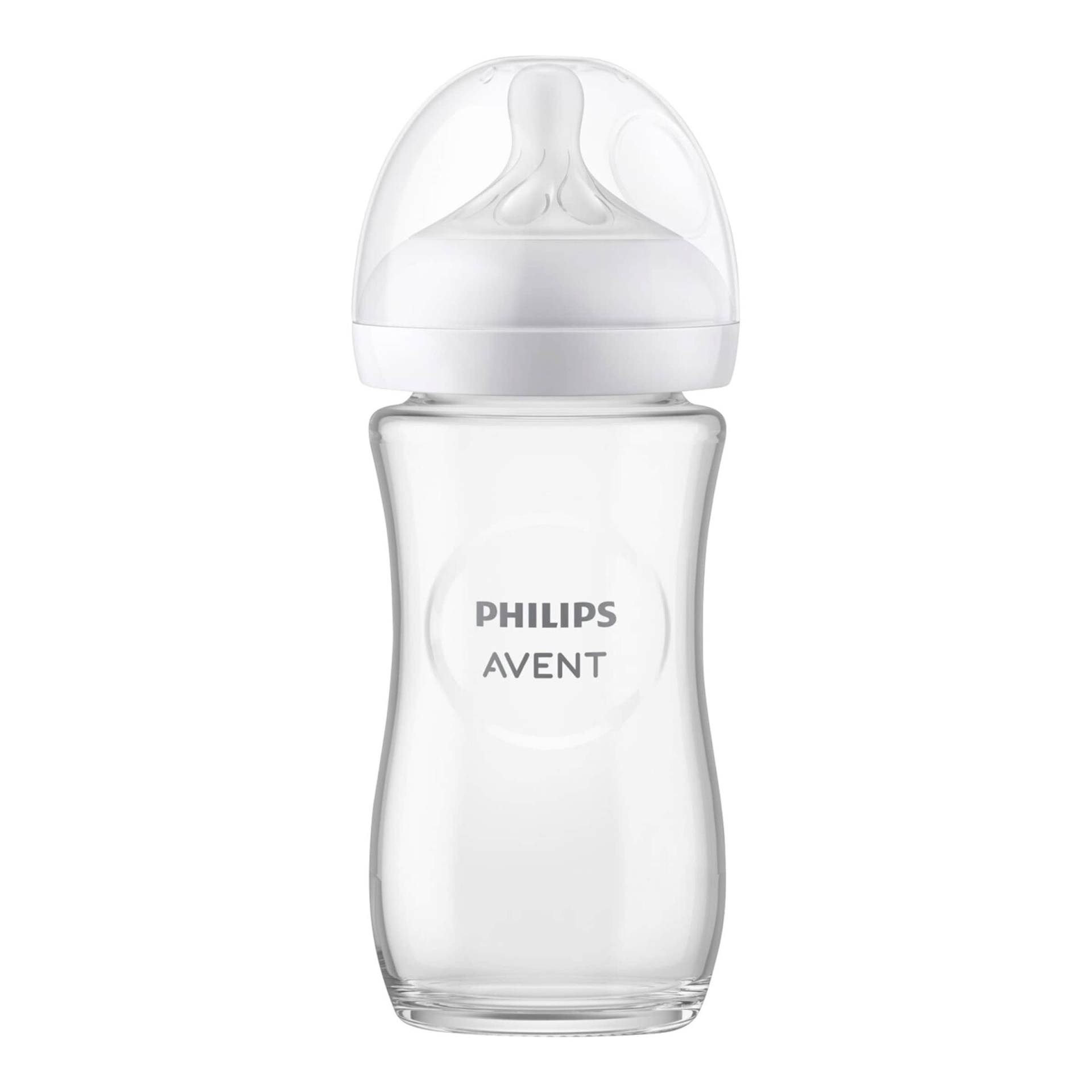 Philips Avent Babyflasche Natural Response, Glas, 240ml, ab 1M von Philips Avent