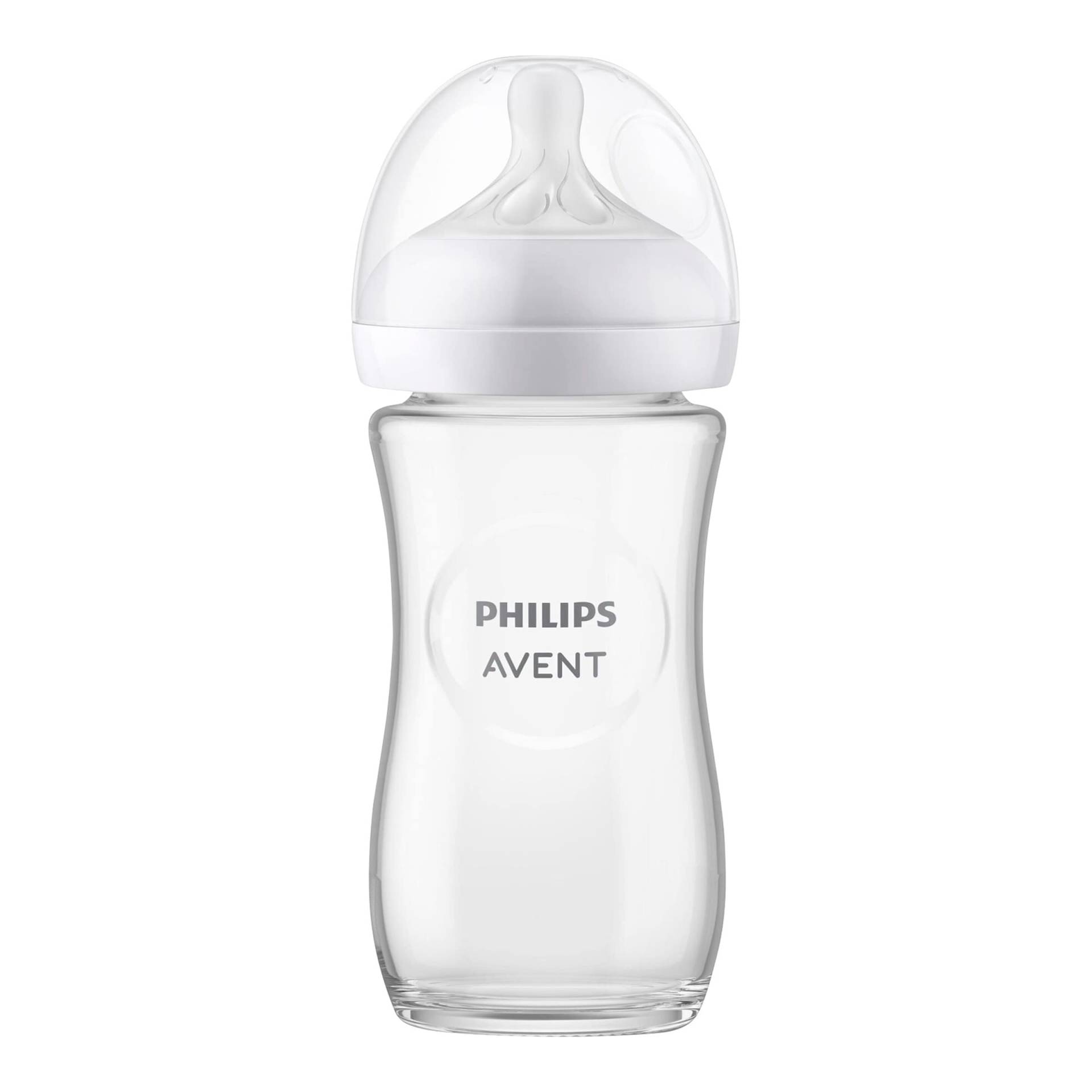 Philips Avent Babyflasche Natural Response, Glas, 240ml, ab 1M Philips Avent Babyflasche Natural Response, Glas, 240ml, ab 1M von Philips Avent