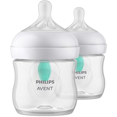 Philips Avent Babyflasche Anti Kolik SCY670/02 Natural Response mit AirFree Ventil 125ml 2 Stück von Philips Avent