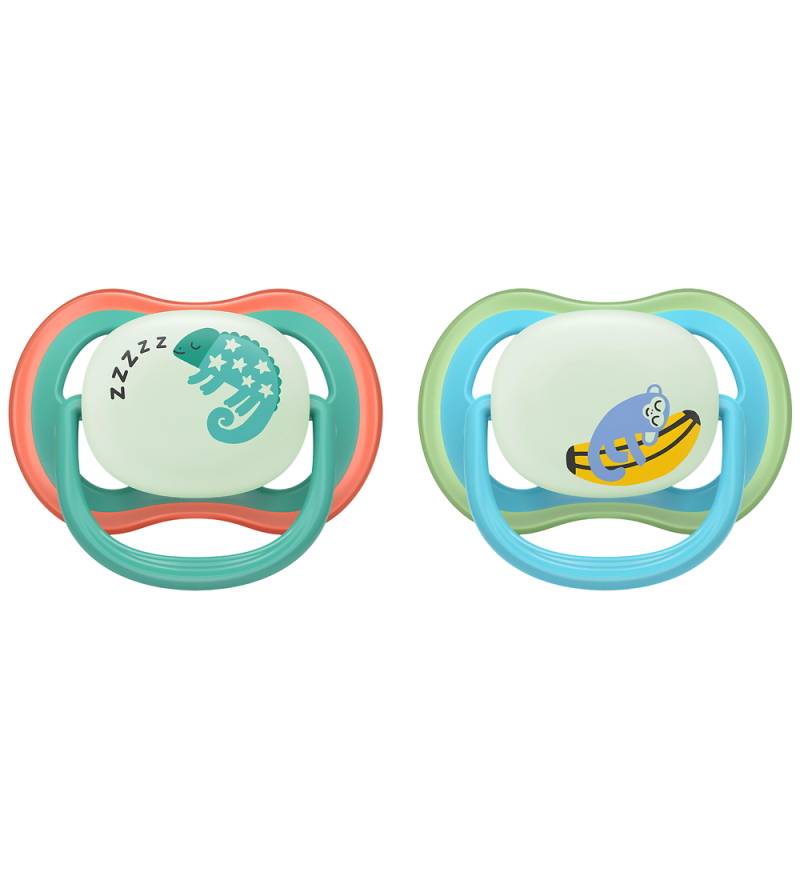 Philips Avent Leuchtende Schnuller - 2er-Pack - Ultra Air - Grün - Philips Avent - 6-18 mt - Schnuller Philips Avent Leuchtende Schnuller - 2er-Pack - Ultra Air - Grün - Philips Avent - 6-18 mt - Schnuller von Philips Avent