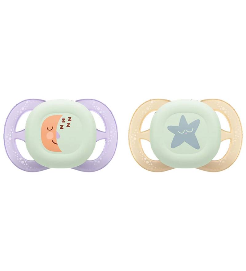 Philips Avent Leuchtende Schnuller - 2er-Pack - Ultra Start Nach - Philips Avent - 0-2 mt - Schnuller Philips Avent Leuchtende Schnuller - 2er-Pack - Ultra Start Nach - Philips Avent - 0-2 mt - Schnuller von Philips Avent