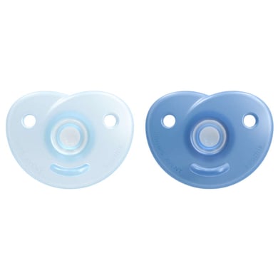 Philips Avent Schnuller Soothie SCF099/21 0-6m in blau inklusive Stericase, 2 Stück von Avent