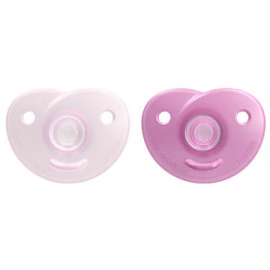Philips Avent Schnuller Soothie SCF099/22 0-6m in rosa inklusive Stericase, 2 Stück von Avent
