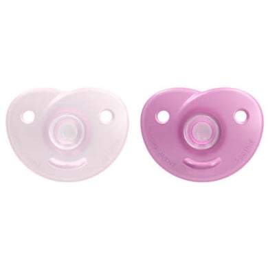 Philips Avent Schnuller Soothie SCF099/22 0-6m in rosa inklusive Stericase, 2 Stück von Philips Avent