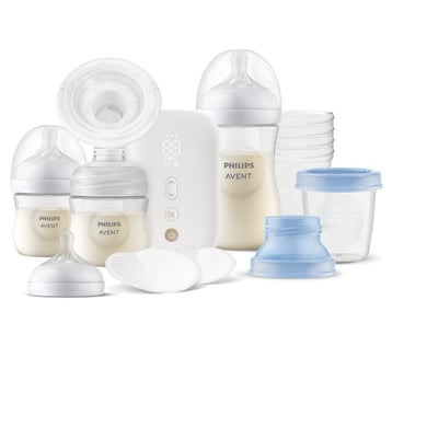 Philips Avent Stillset mit elektrischer Einzelmilchpumpe SCD330/31 Premium von Philips Avent