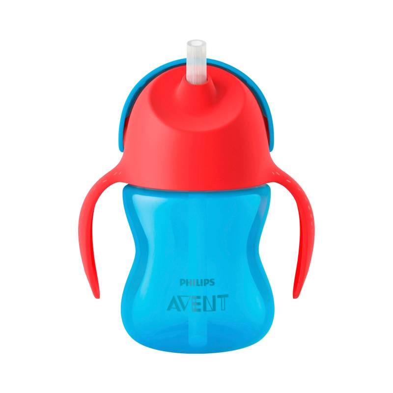 Philips Avent Trinklernbecher mit Strohhalm, SCF796/01, 200ml, 9-12M von Philips Avent