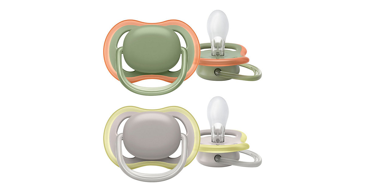 Philips Avent Ultra Air Schnuller 2er Pack, 6 - 18 Monate, SCF085/20 grün-kombi Philips Avent Ultra Air Schnuller 2er Pack, 6 - 18 Monate, SCF085/20 grün-kombi von Philips Avent