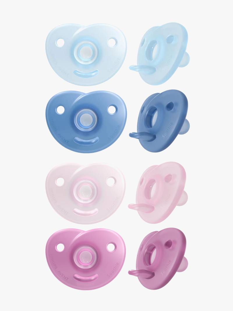 Philips Avent Soothie Schnuller 0–6m 2er-Pack, Rosa/Blau Gemischt Philips Avent Soothie Schnuller 0–6m 2er-Pack, Rosa/Blau Gemischt von Philips