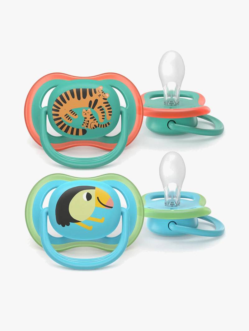 Philips Avent Ultra Air Schnuller 6–18m 2er-Pack, Blau/Türkis Philips Avent Ultra Air Schnuller 6–18m 2er-Pack, Blau/Türkis von Philips