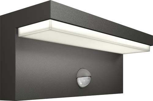 Philips Bustan 8720169257399 LED-Außenwandleuchte mit Bewegungsmelder LED 3.8W Anthrazit von Philips