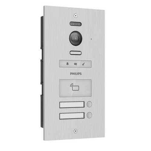 Philips WelcomeHive Pro 2 Video-Türsprechanlage WLAN Außeneinheit Aluminium von Philips