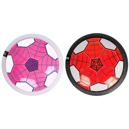 Philivivi Spider Air Power Fußball Led Schwebender Fußball Spielzeug-Set Indoor Geburtstags Jungen & Mädchen 3-12 Jahre (PR) von Philivivi